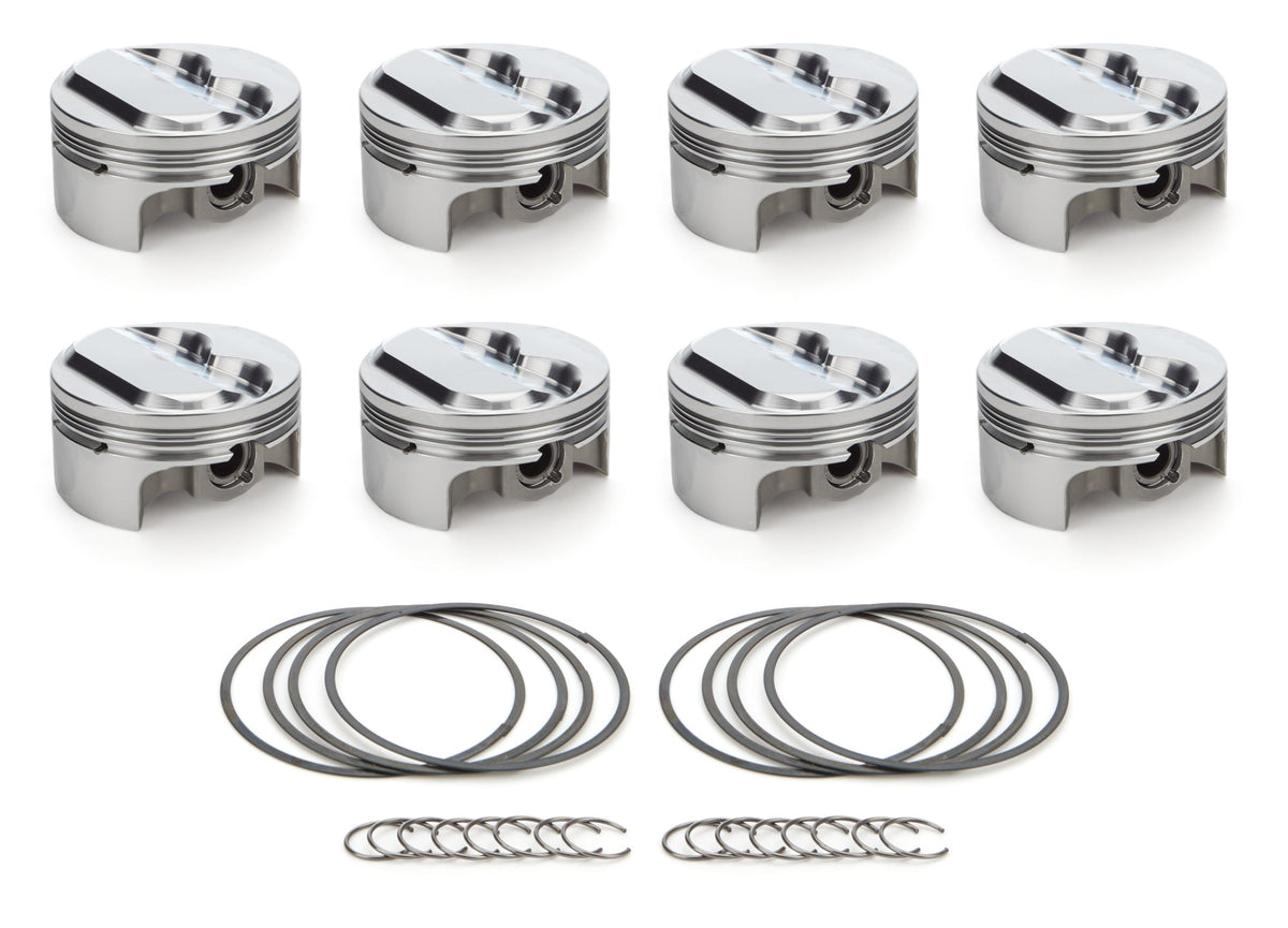 SBC Dome Piston Set 4.030 Bore + 7.9cc - 1000174 Vinyasa Automotive