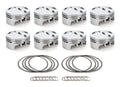 SBC Dished Piston Set 4.155 Bore -24.8cc - 1000209 Vinyasa Automotive
