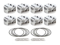 SBC Dome Piston Set 4.155 Bore +3.8cc - 1000232 Vinyasa Automotive