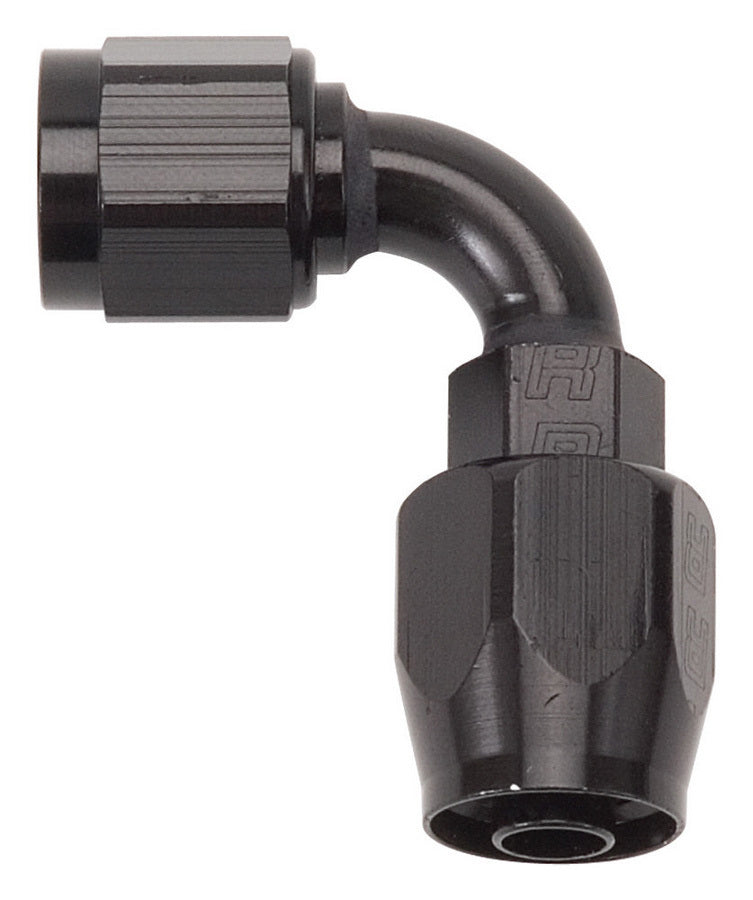 #12 90 Deg Hose End Black Vinyasa Automotive