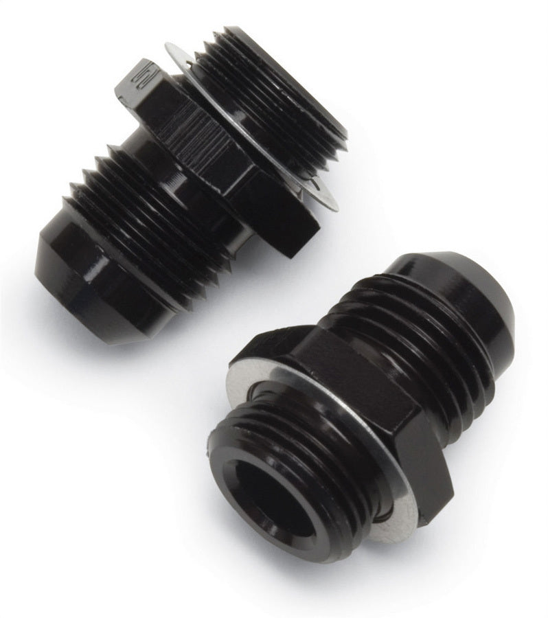 P/C #6 to 9/16-24 Holley Carb Ftgs (2pk) - 640203 Vinyasa Automotive