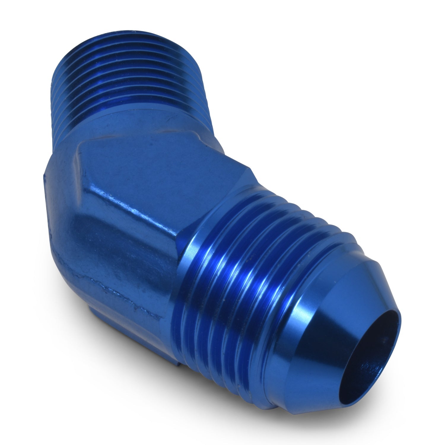 3AN 45Deg to 1/8NPT Blue - 660930 Vinyasa Automotive