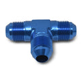 8AN Tee Adapter Blue Vinyasa Automotive