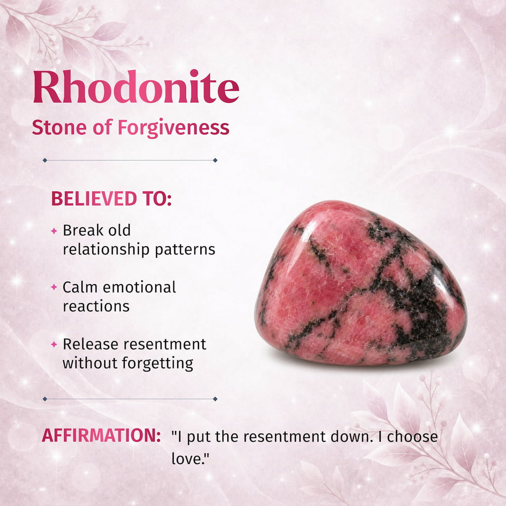 The Love Frequency – Rhodonite Bracelet of Forgiveness Conscious Items