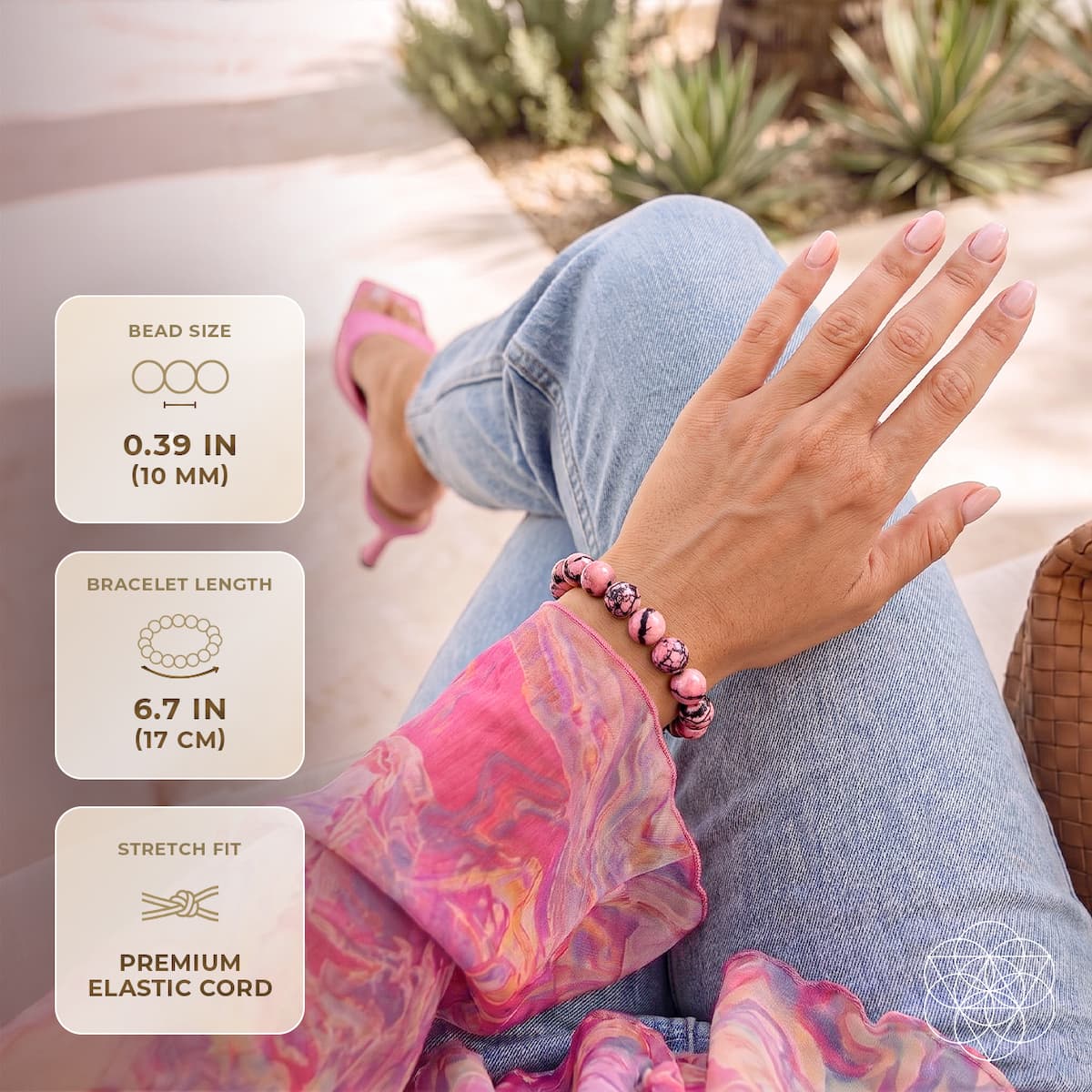 The Love Frequency – Rhodonite Bracelet of Forgiveness Conscious Items