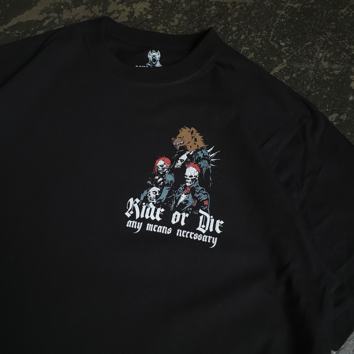 Ride or Die T-Shirt Any Means Necessary Clothing