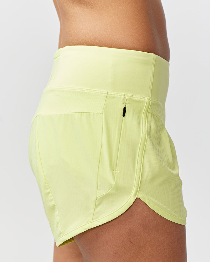 Sheva Women's High Rise Running Shorts Goal Five