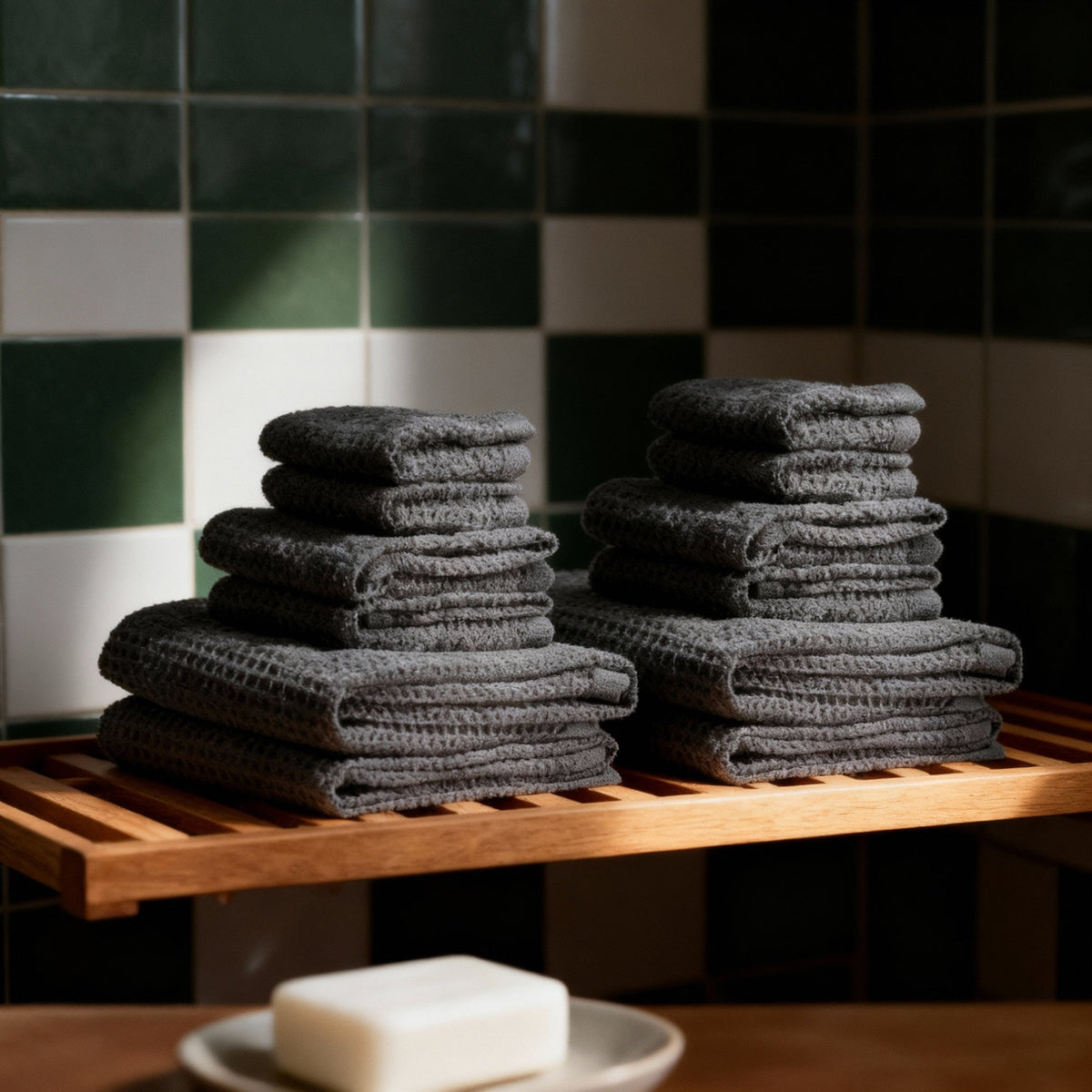 Sedona Australian Cotton Waffle Towels Italic
