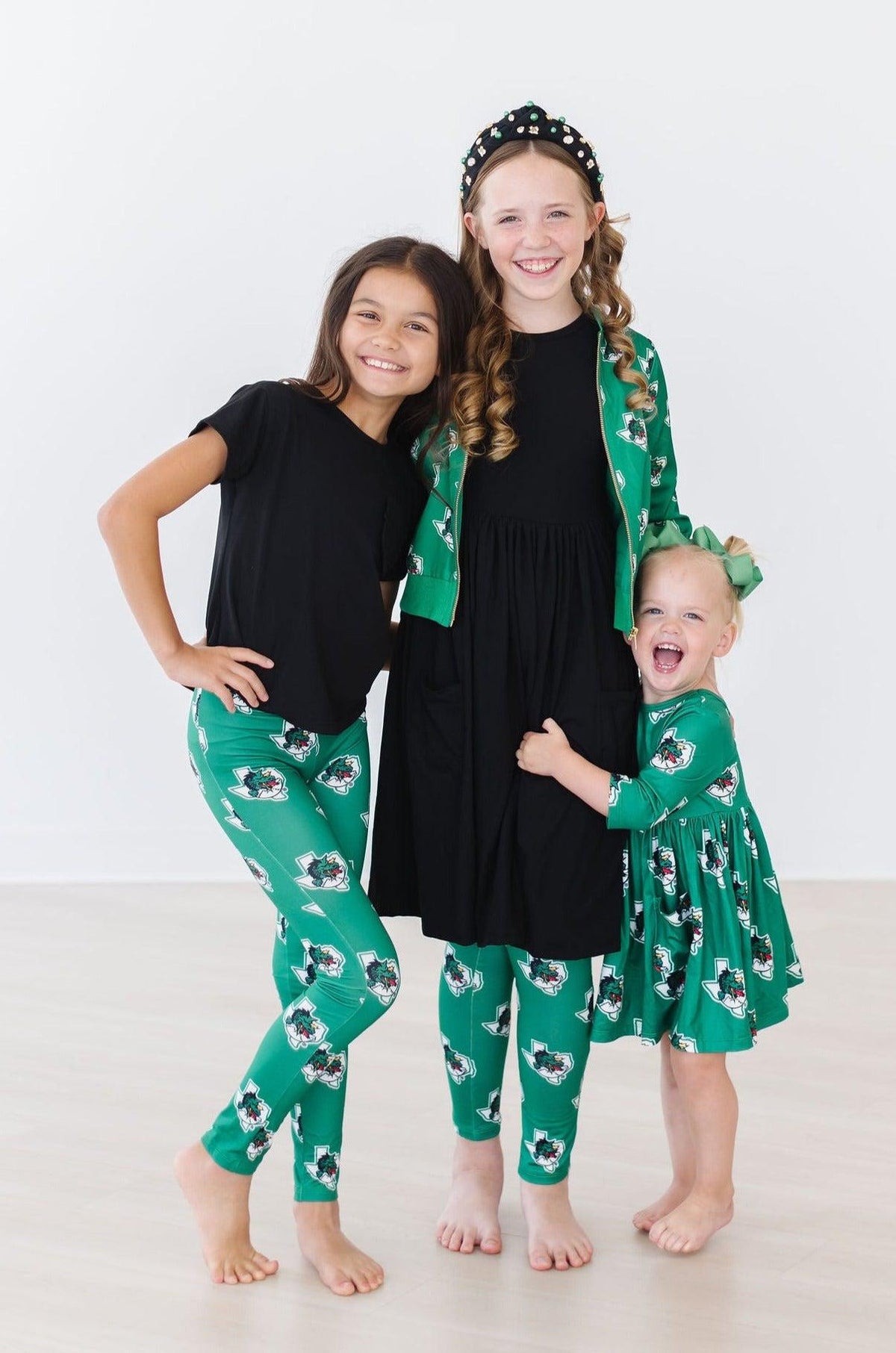 Southlake Carroll Dragons 3/4 Sleeve Pocket Twirl Dress Mila & Rose ®