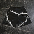 Spina Noctis Shorts Any Means Necessary Clothing