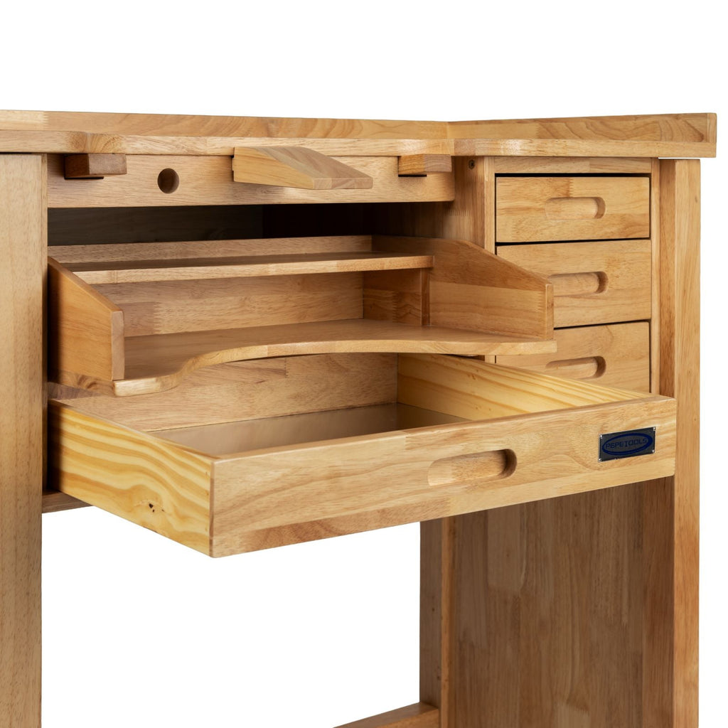 Classic Jewelers Work Bench, Premium Grade, Hardwood