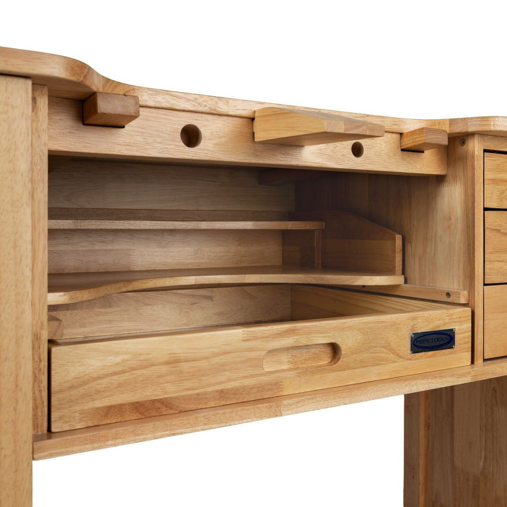Classic Jewelers Work Bench, Premium Grade, Hardwood