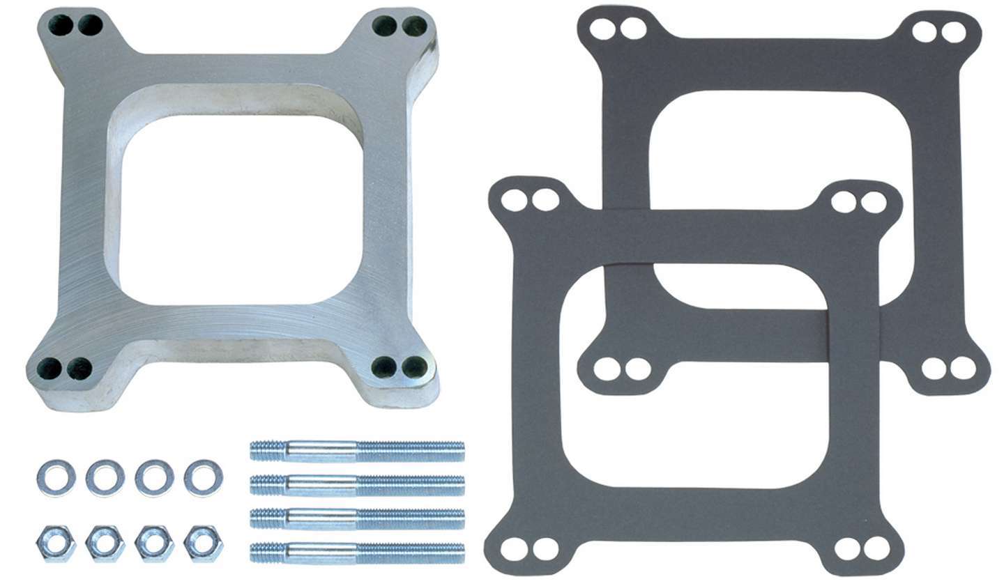 Holley Carb Spacer 1in Aluminum Open Center Vinyasa Automotive