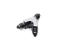 Y Adapter Fitting; Size: -3AN In x -3AN x -3AN - 10803 Vinyasa Automotive