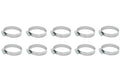 S.S. Worm Gear Clamps 3.54in to 4.49in 10 Pack - 12156 Vinyasa Automotive