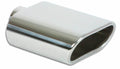 5.5in x 3in Oval Stainle ss Steel Tip Single Wall - 1405 Vinyasa Automotive