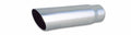3.5in Round Stainless St eel Tip Single Wall Ang - 1561 Vinyasa Automotive