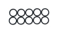 Package of 10 -8AN Rubbe r O-Rings - 20888 Vinyasa Automotive