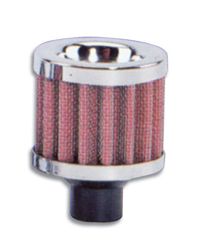 Crankcase Breather Filte r W/ Chrome Cap - 3/4In - 2164 Vinyasa Automotive