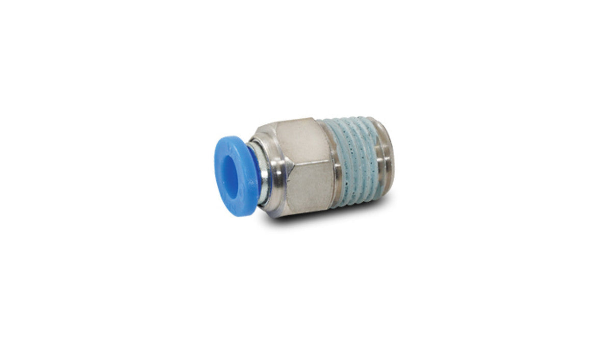 Male Straight Push Lock 1/16in NPT to 1/4in Tube - 22666 Vinyasa Automotive