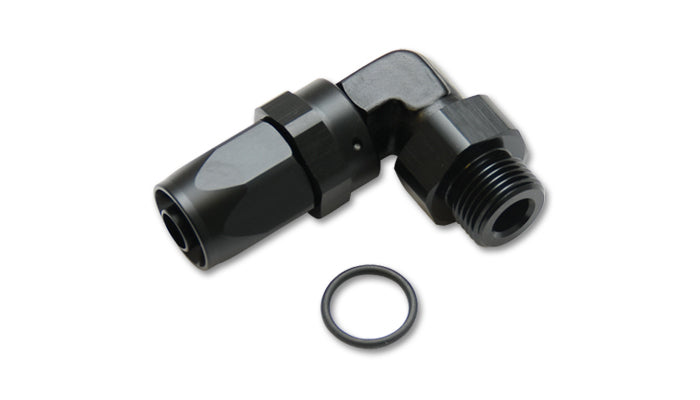 Male -6AN x 9/16-18 90 Degree Hose End Fitting - 24902 Vinyasa Automotive