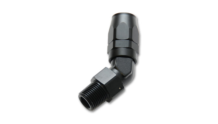 -10AN Male 1/2in NPT 45 Degree Hose End Fitting - 26407 Vinyasa Automotive