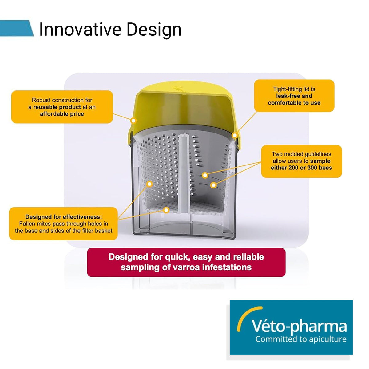 Varroa Easy Check Foxhound Bee Company