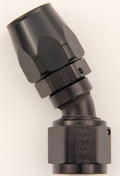 #6 30 Deg Dbl Swivel Hose End - Black - 203006BB Vinyasa Automotive