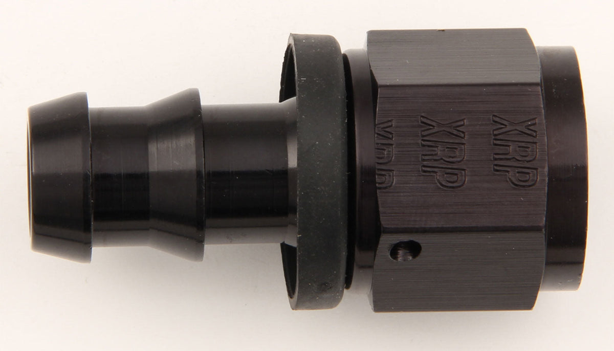 #12 Str Push-On Hose End Black - 230012BB Vinyasa Automotive