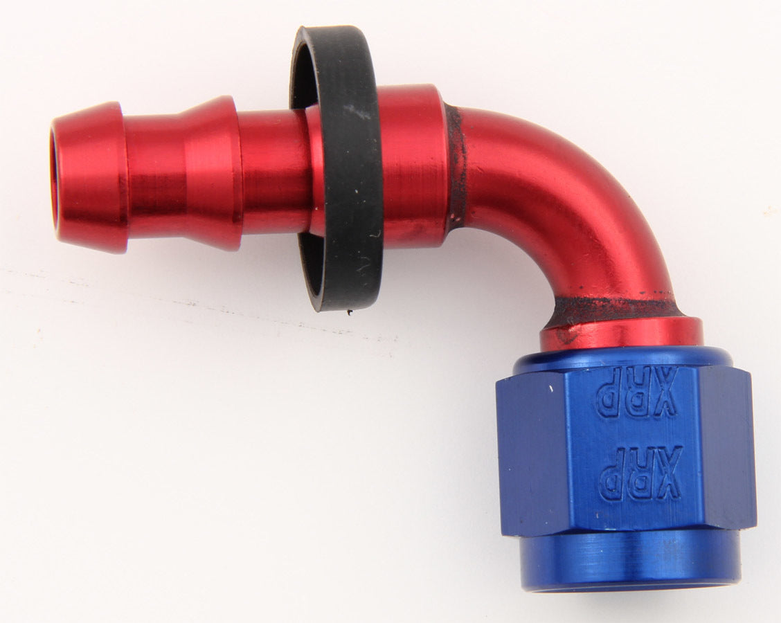 #4 90 Deg Push-On Hose End - 239004 Vinyasa Automotive