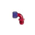 #8 90 Deg Fem Swivel to Male Flare Adapter - 920508 Vinyasa Automotive