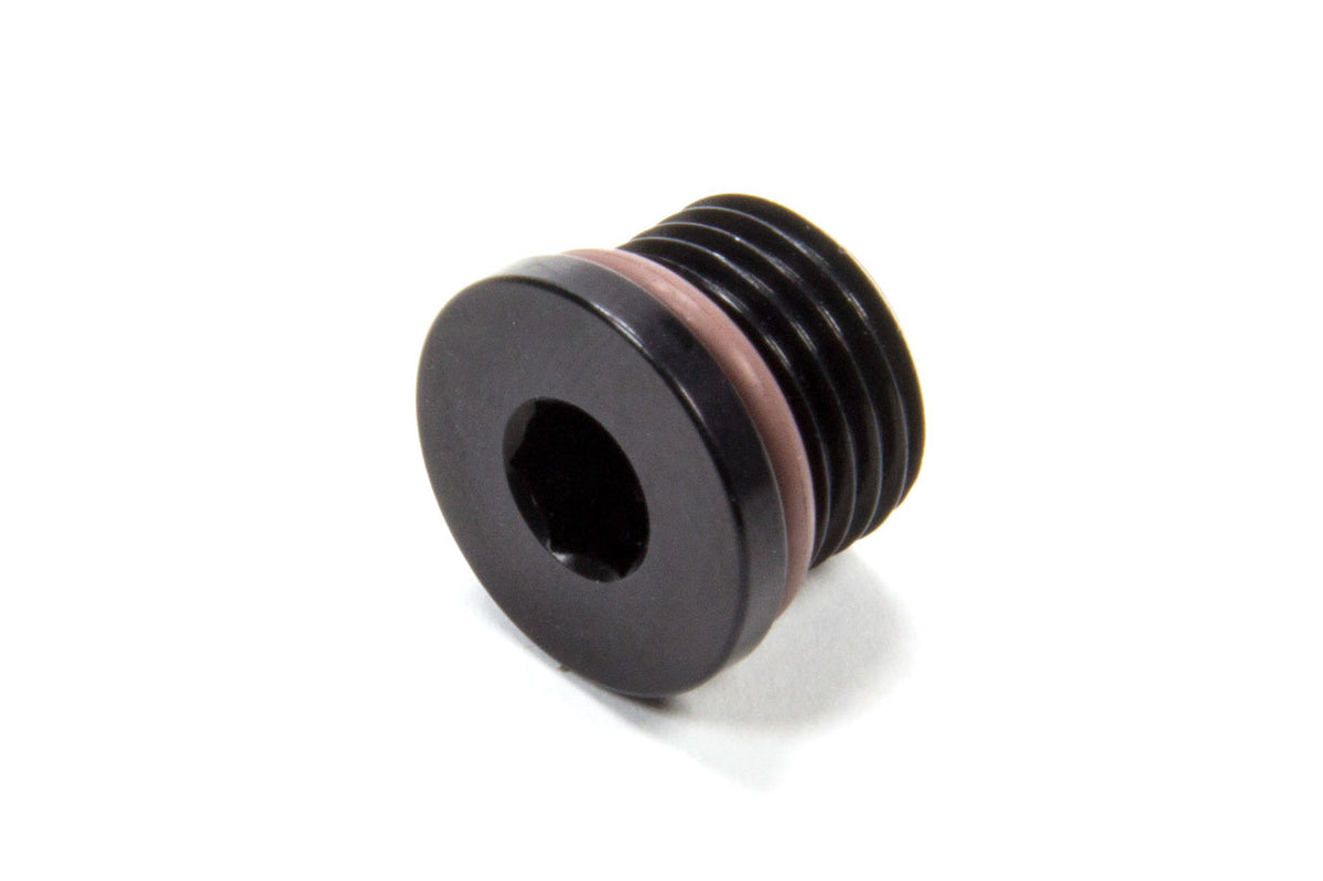 -6 ORB Internal Hex Port Plug - Aluminum - Black - IHP006 Vinyasa Automotive