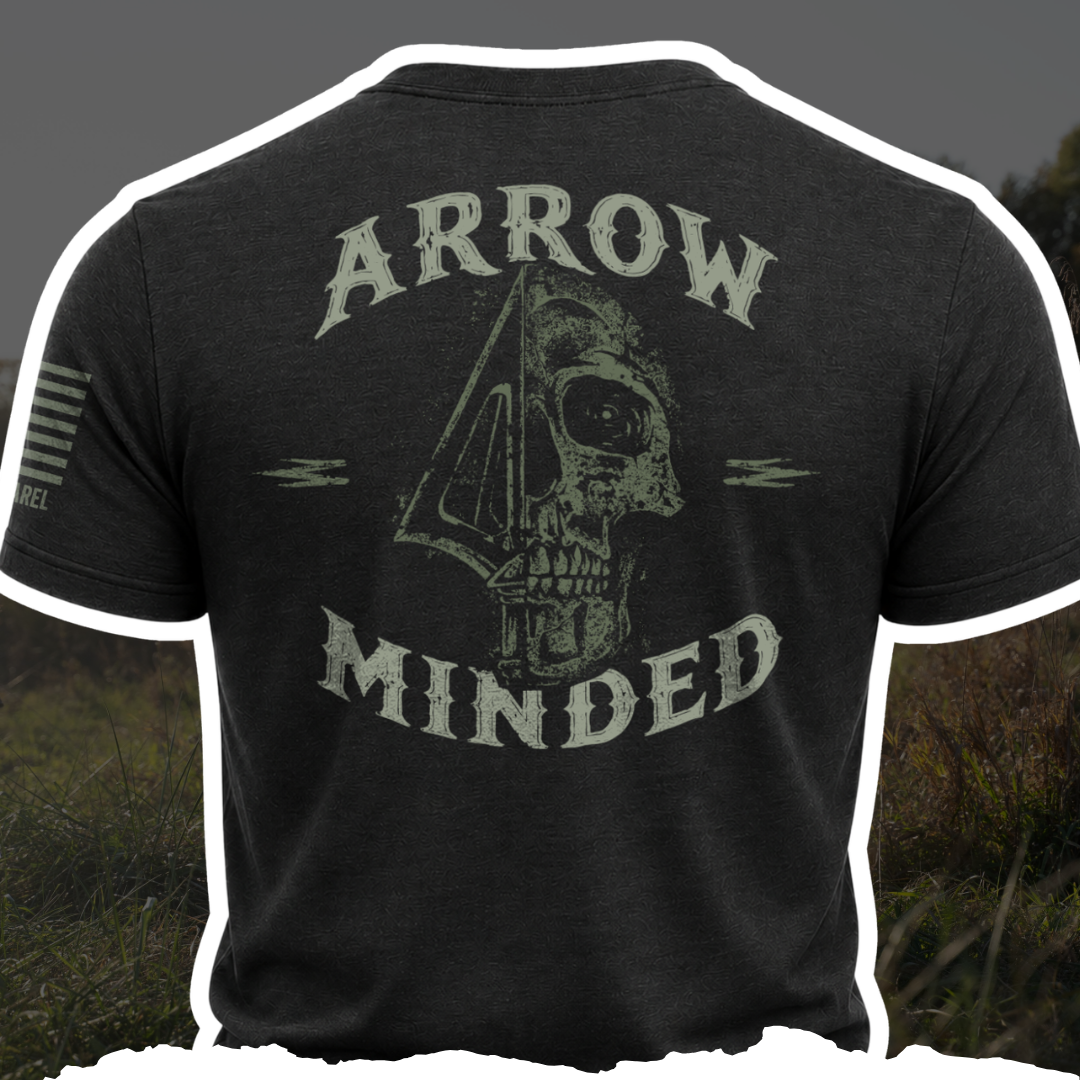 "Arrow Minded" Tee Bow Crew Apparel - Bow Hunting Lifestyle Apparel