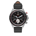 ZR2 LEATHER - Black/Silver/Black Vestal Watch