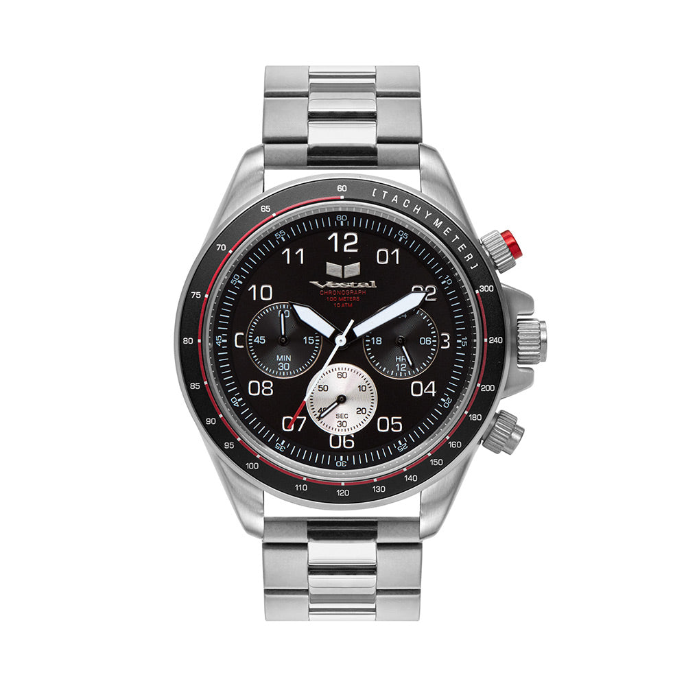 ZR2 METAL - Silver/Black Vestal Watch