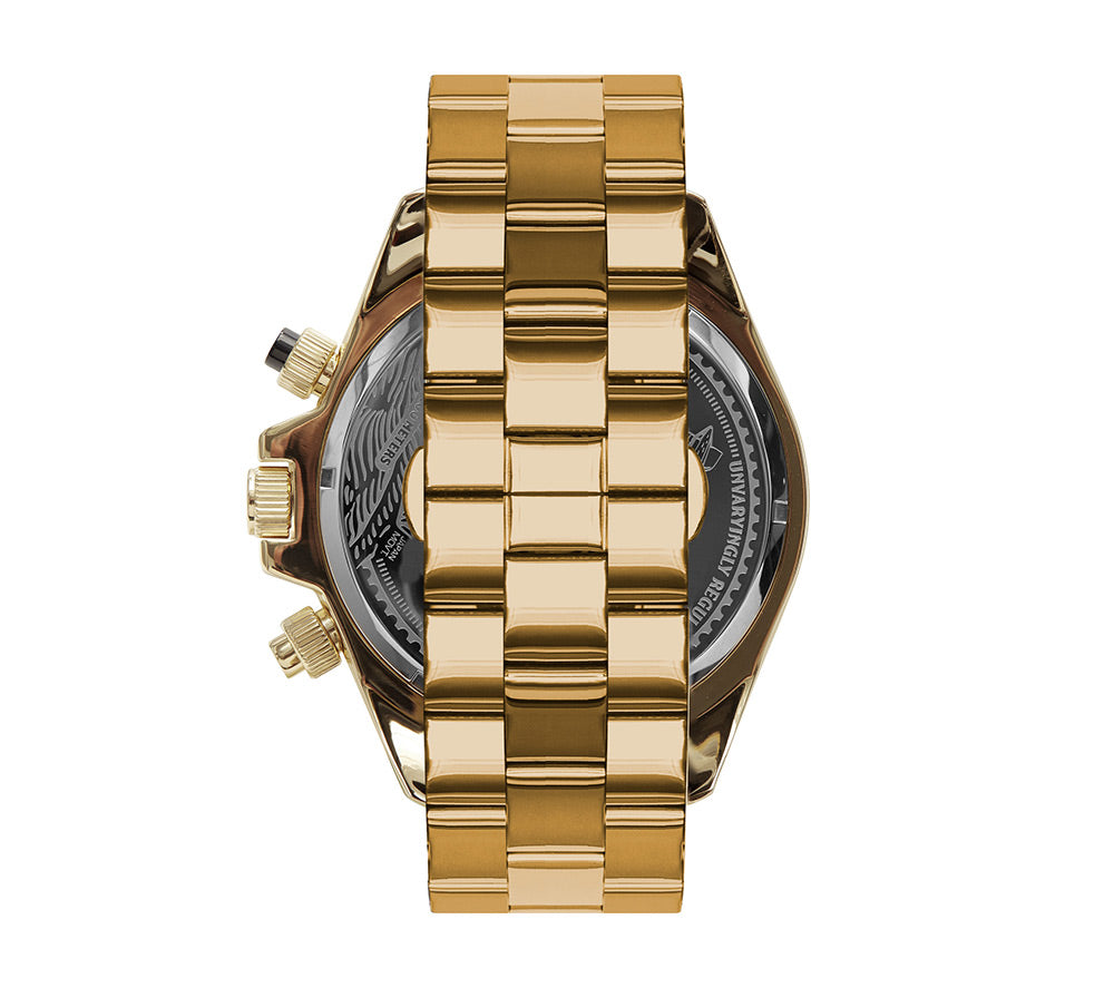 ZR3 - Gold/Black Polished Vestal Watch