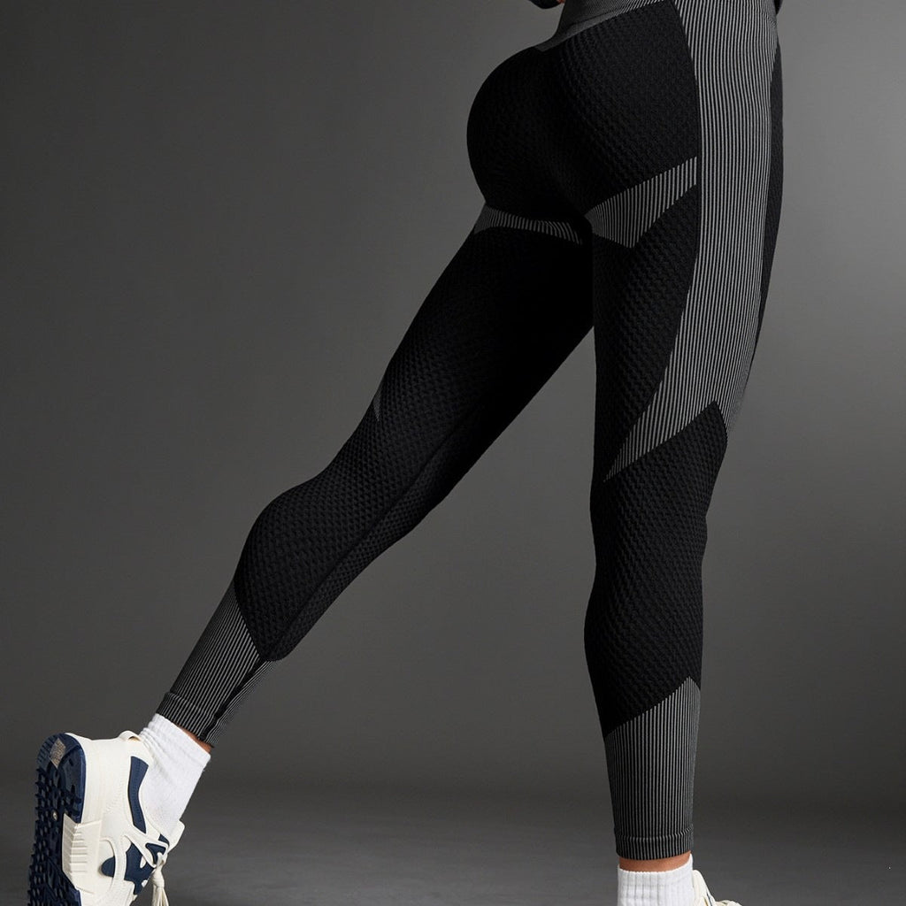 Yoga Cut-To-Size Cross-Border Amazon Tk Fitness Leggings Moisture-Wicking Sportswear Women's Polyester Sports Pants Social Buzz eSIMs
