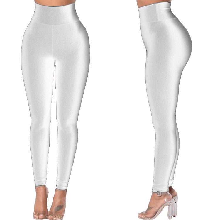 Summer High Waist High Elastic Leisure Sports Yoga Running Yiwu Leggings Women Wholesale Tight Thin Legs Social Buzz eSIMs