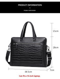 Double Zipper Compartment Briefcase For Men