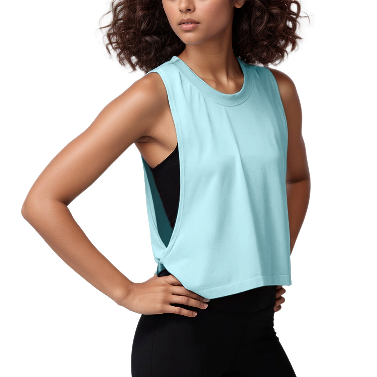 Cross-Border Loose Sleeveless Blouse Sports Vest Women's Summer Lightweight Breathable Running Yoga Clothing Top Fitness Vest Social Buzz eSIMs