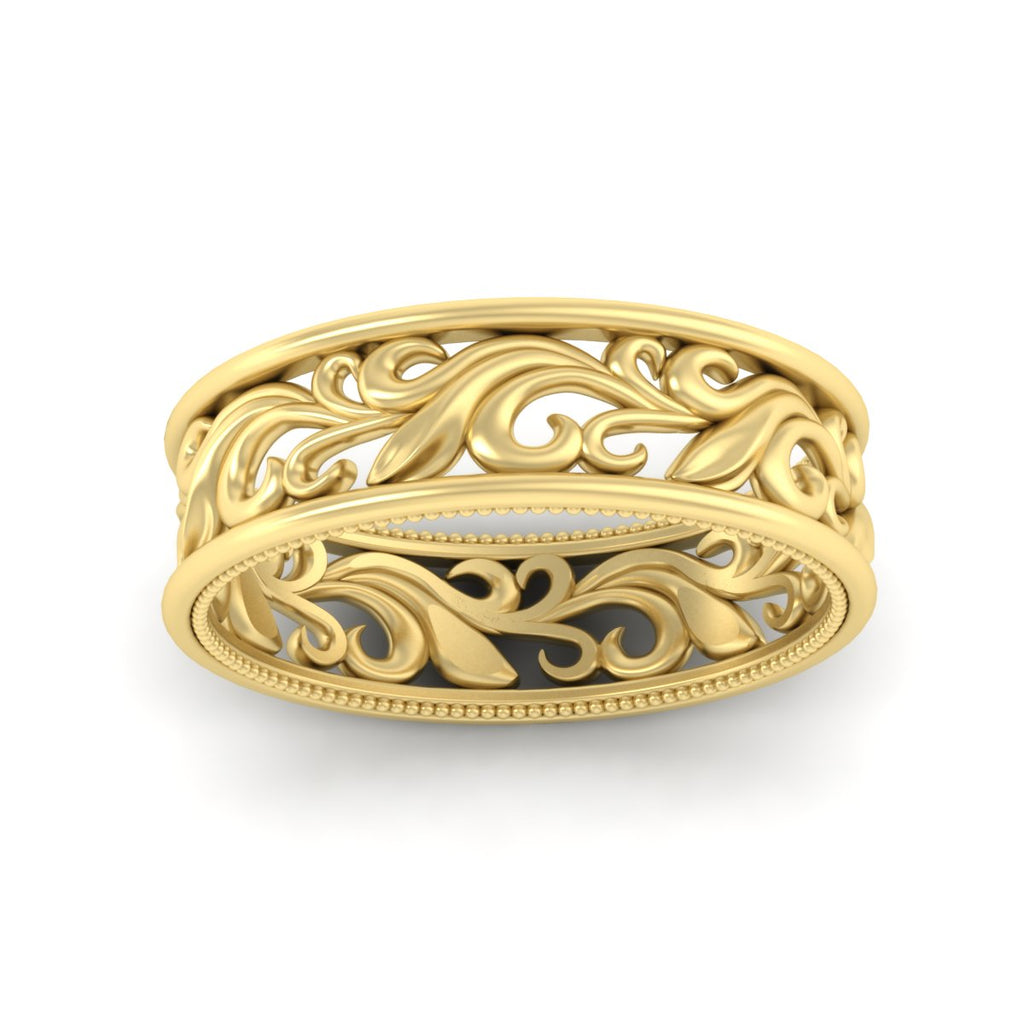 Filigree Women Wedding Band