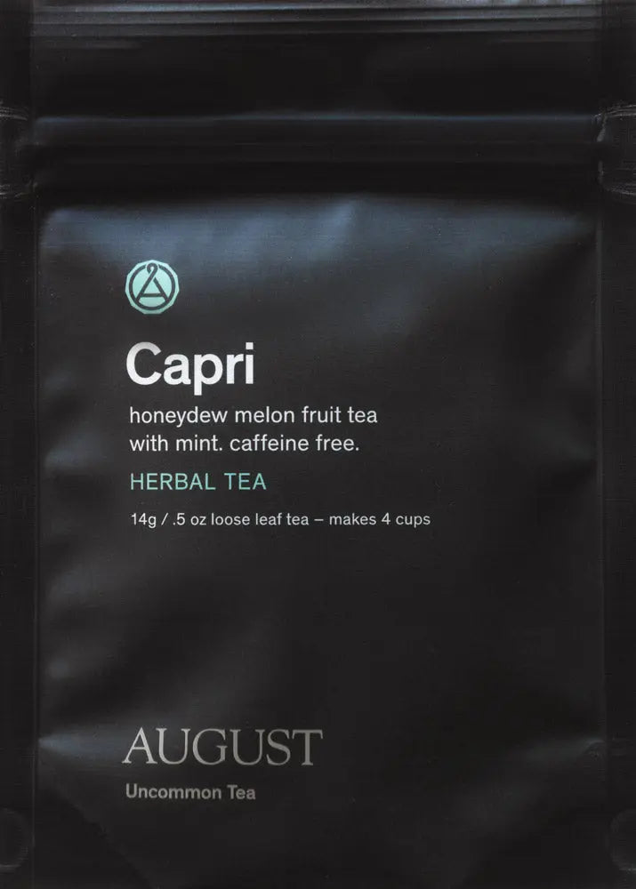 Capri - Honeydew Melon Mint Tea (Caffeine Free) August Uncommon Tea