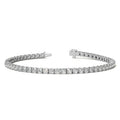 3.00 CTW AGI Certified Lab-Grown Diamond Tennis Bracelet in 14K Yellow or White Gold – G/VS Clarity VossAgin