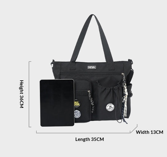 Large-Capacity Casual Messenger Bag For Teenage Students