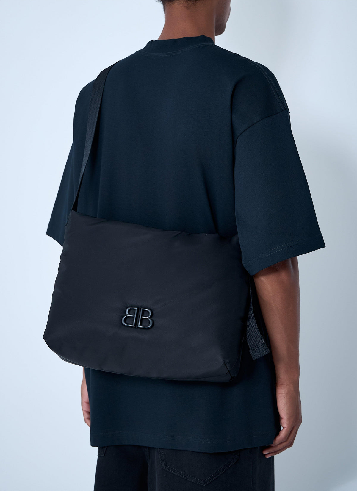 Balenciaga Men Medium Monaco Flap Shoulder Bag