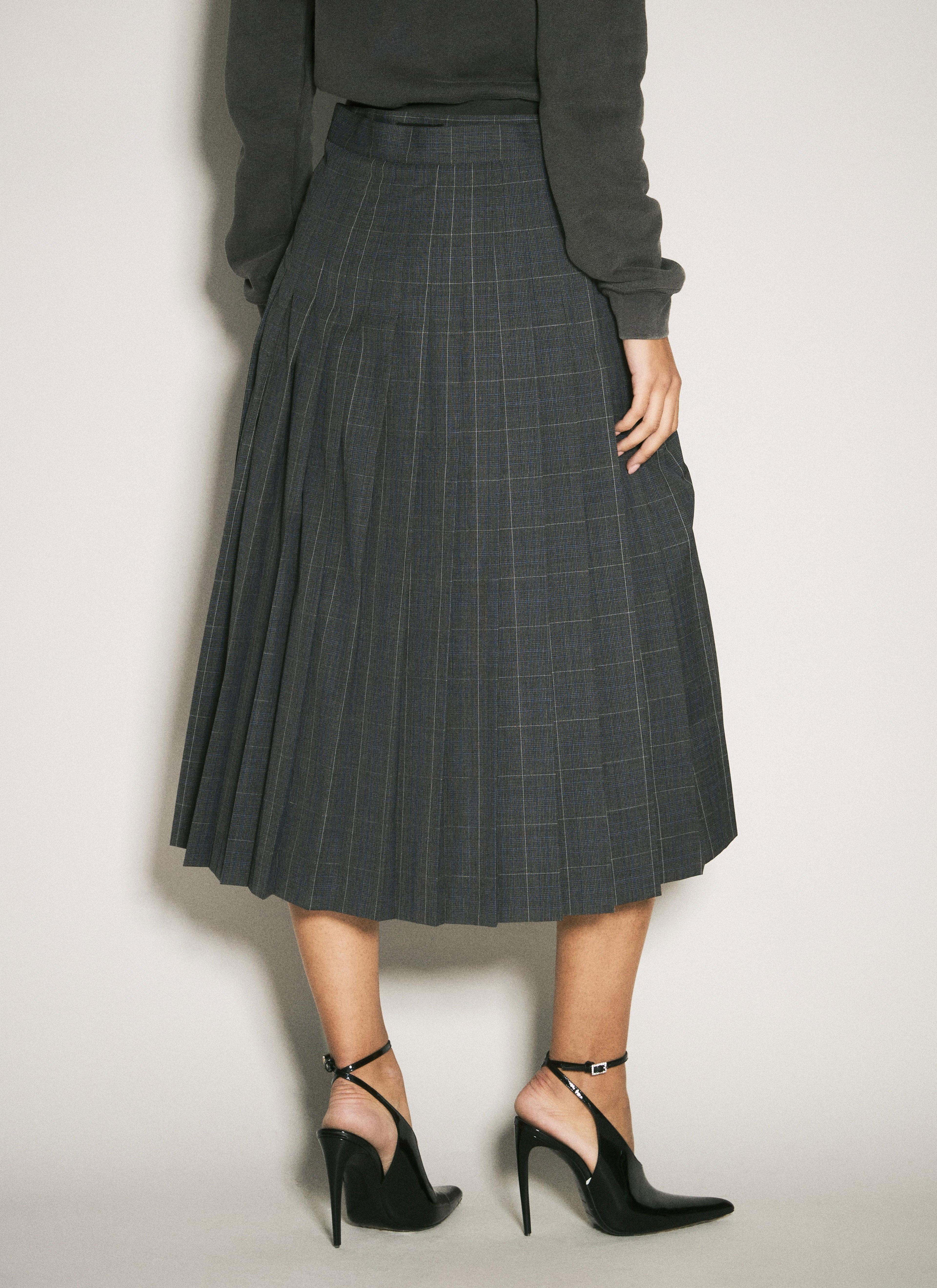 Balenciaga Women Taped Double Skirt