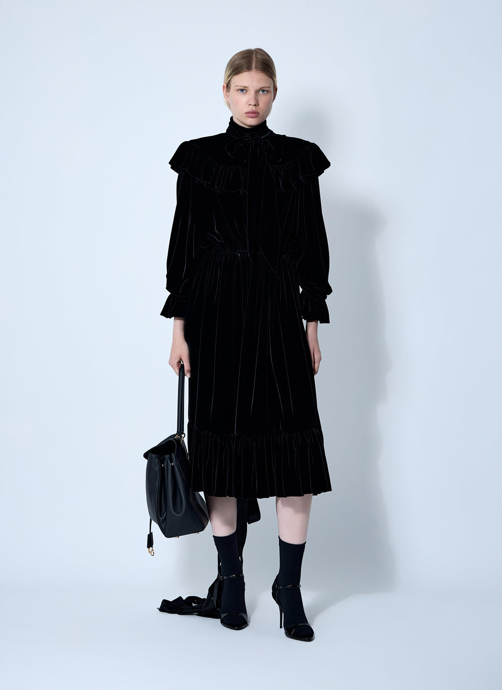 Balenciaga Women Lace-Up Dress