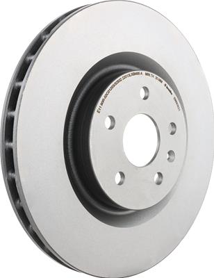 Brembo Brake Rotor, Front, FWD, RWD, 13.98 in O.D., 355 mm O.D., 5 x 4.75 in., 5 x 120 mm, 1.260 - 09890631 Vinyasa Automotive