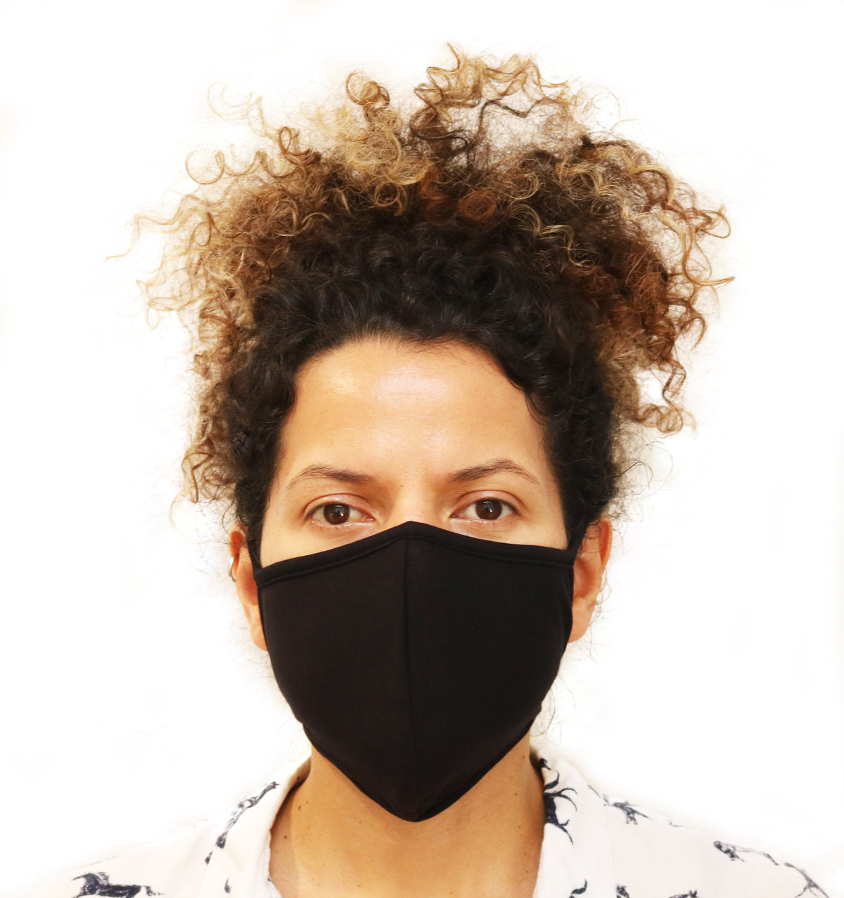 X Large Triple Layer Breathable Bamboo Viscose Face Mask with String Ties Spun Bamboo