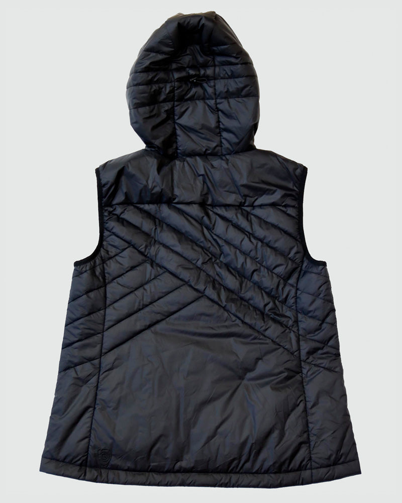 Powerstripe Eco-Friendly Down Hooded Vest Goal Five